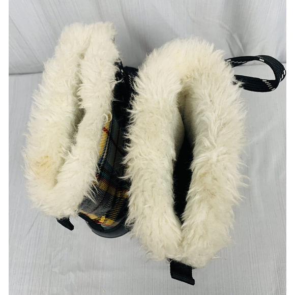 Sporto Original Womens Boot 6M Duck Boot‎ Black with Plaid Print - Picture 5 of 16